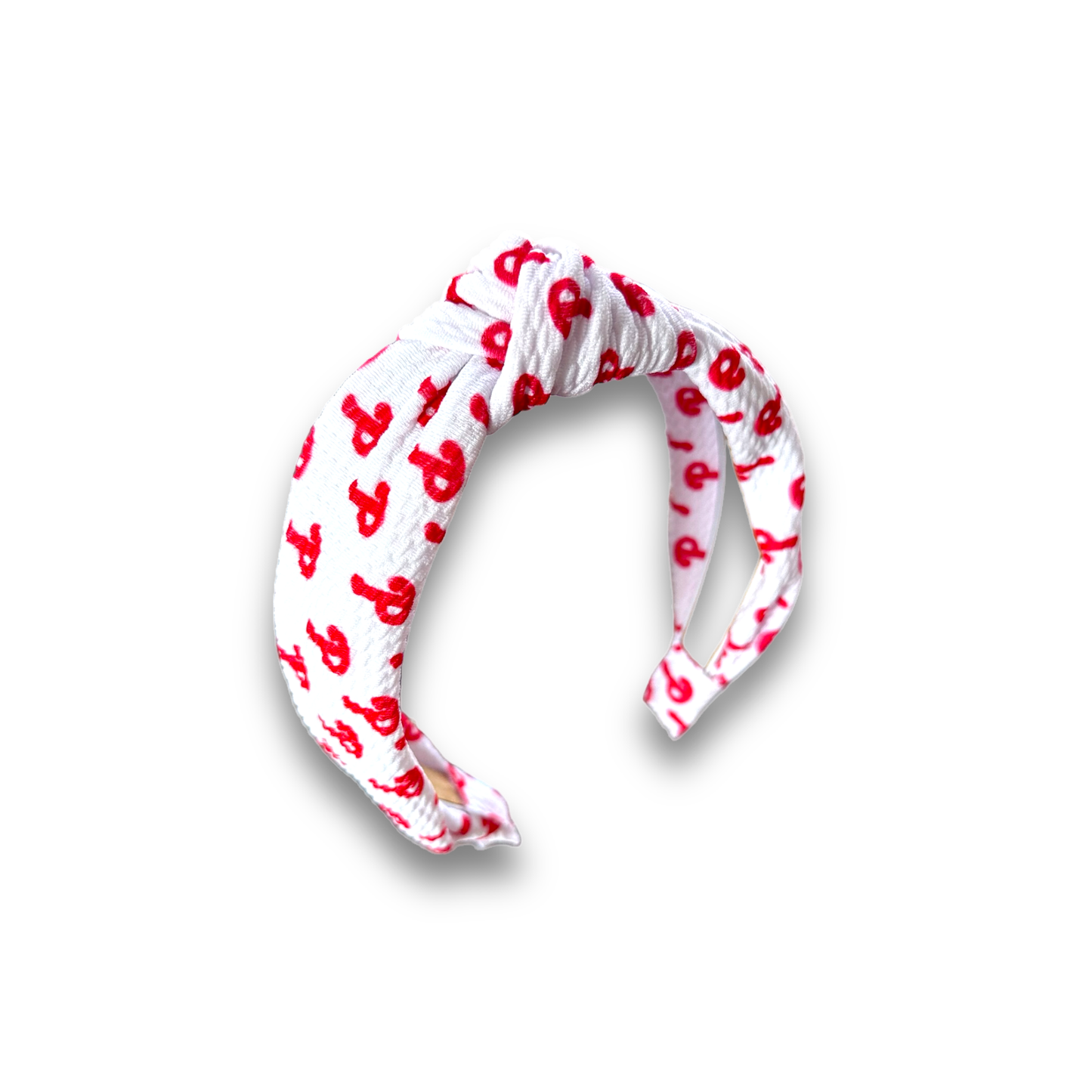 WHITE PHILLY BASEBALL HEADBAND