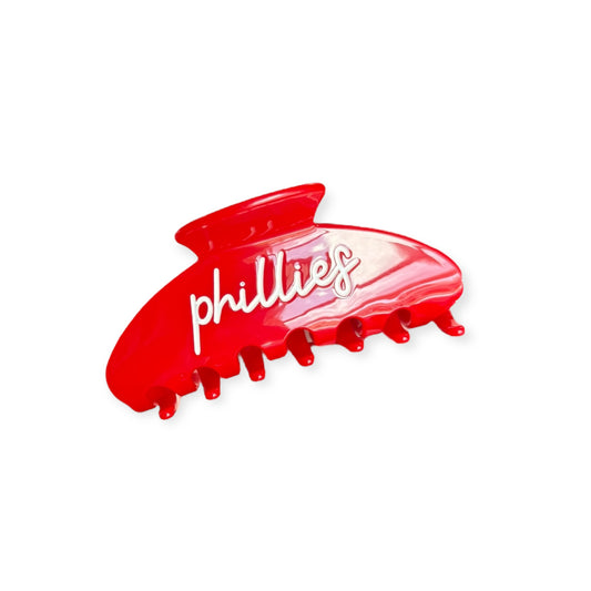 Red Phils Claw Clip