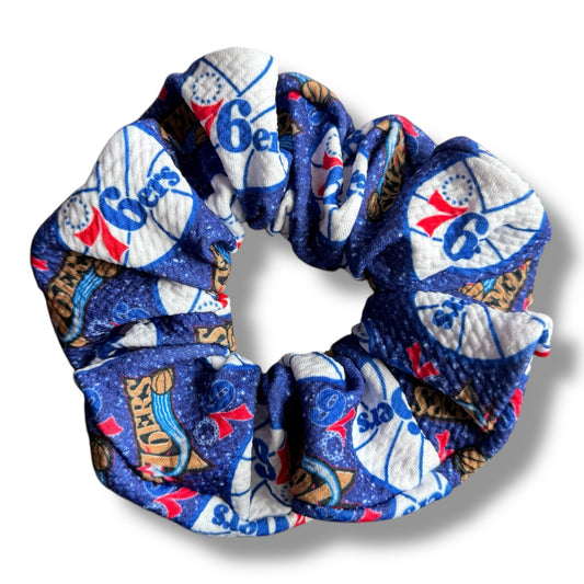90’s Sixers Throwback Inspired Xl Scrunchie