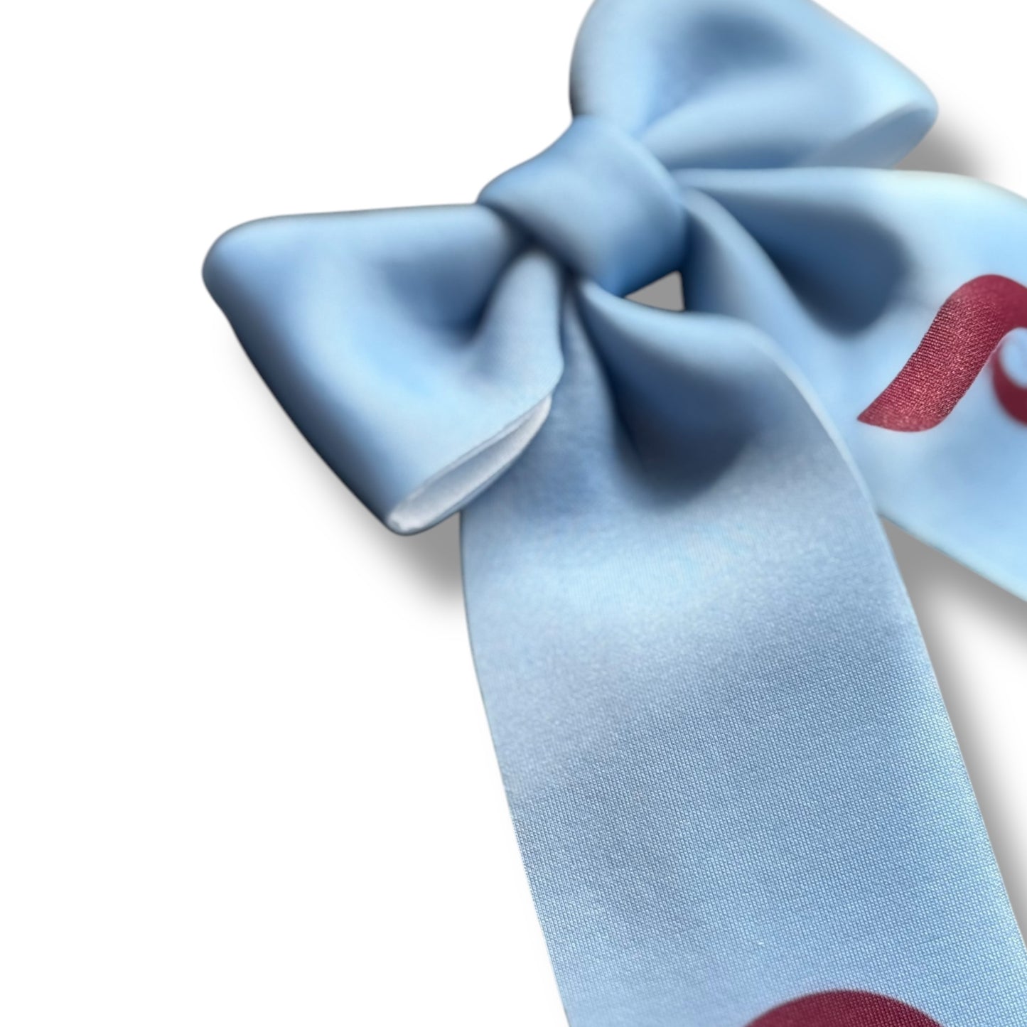 Throwback Blue Phillies Inspired Tail Bow