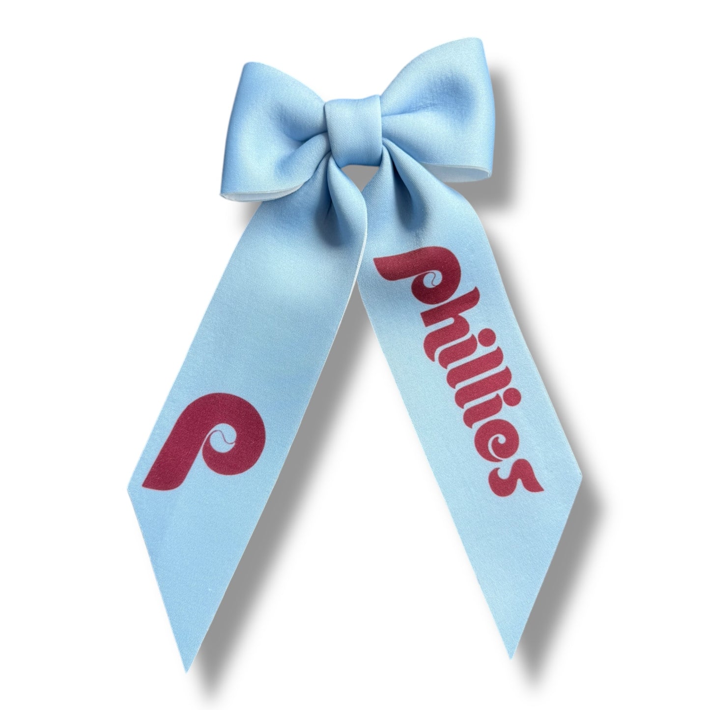 Throwback Blue Phillies Inspired Tail Bow