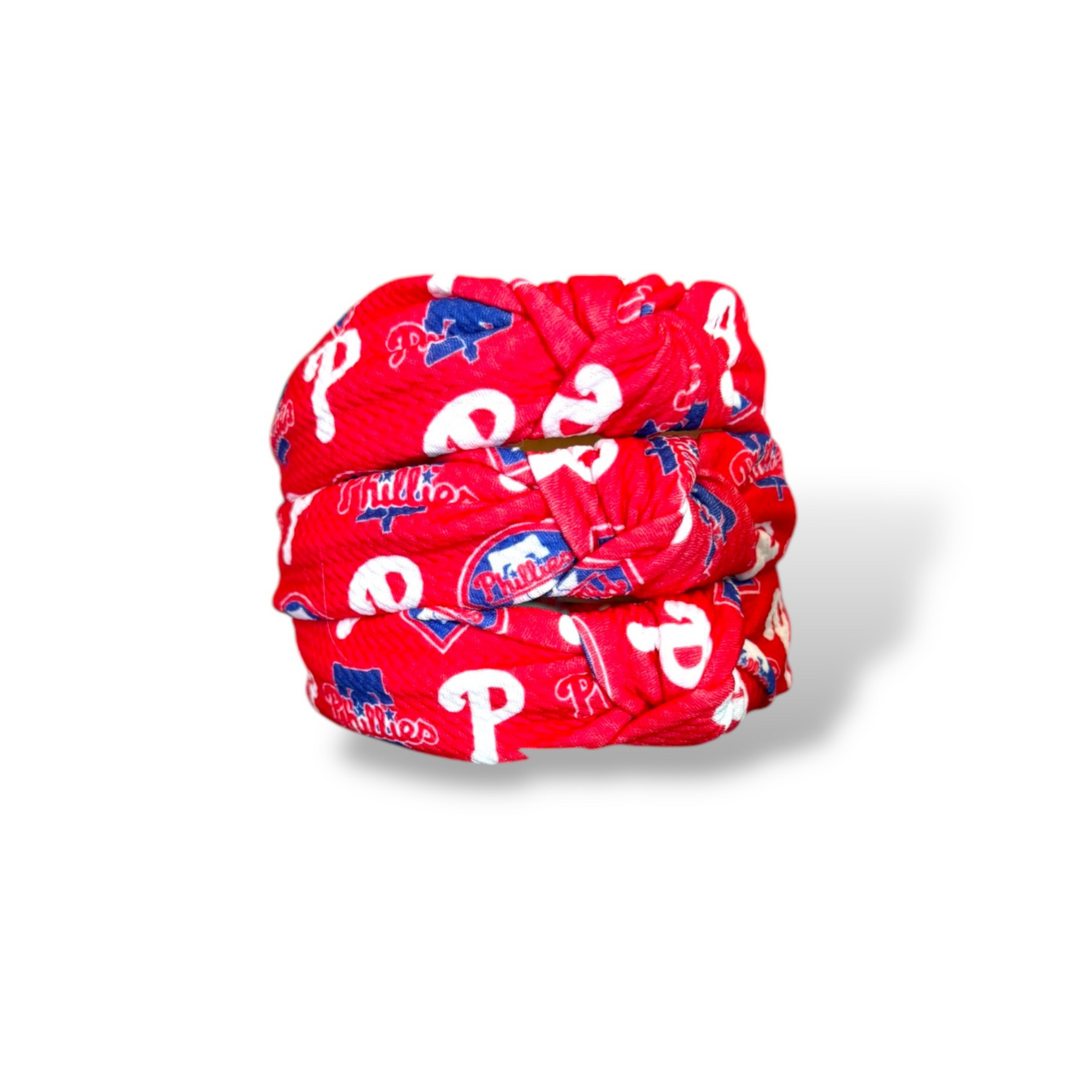 RED PHILLY BASEBALL HEADBAND